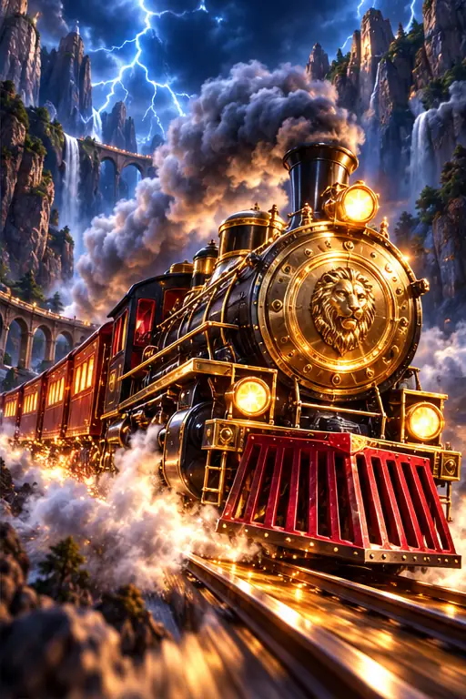 Thunderline Express – thematische Spielgrafik