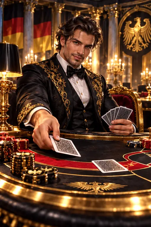 Deutsches Blackjack – thematische Spielgrafik