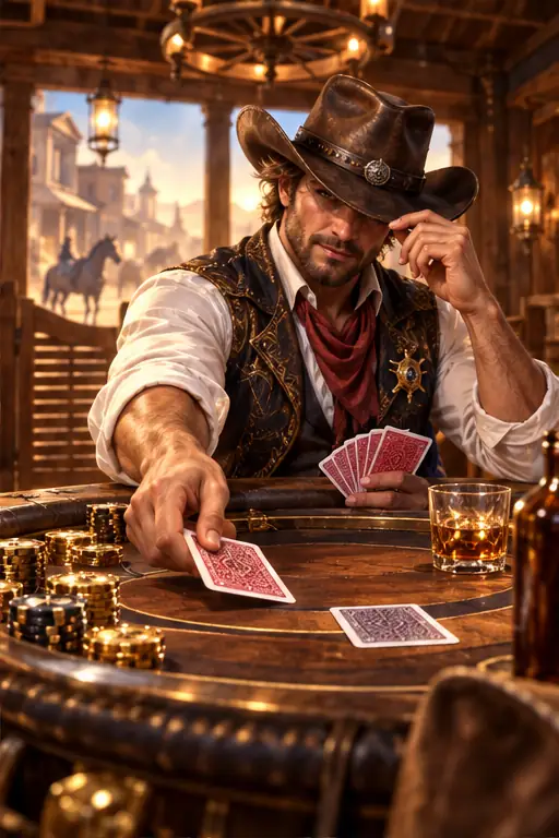 Gold Saloon Blackjack – thematische Spielgrafik