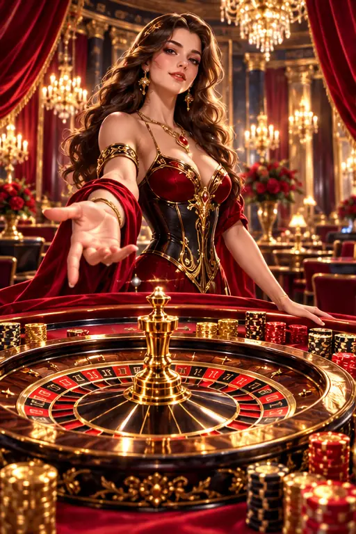 Gold Saloon VIP Roulette – thematische Spielgrafik