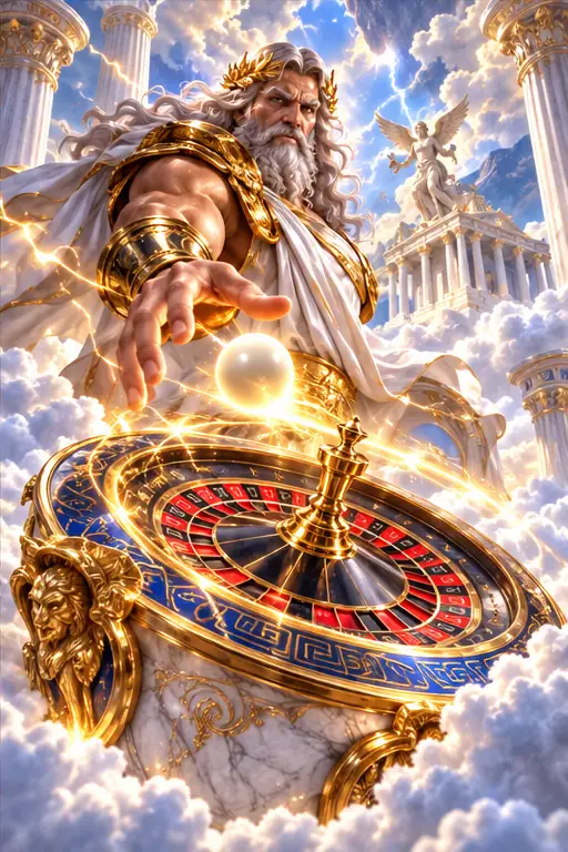 Gates of Olympus Roulette – thematische Spielgrafik